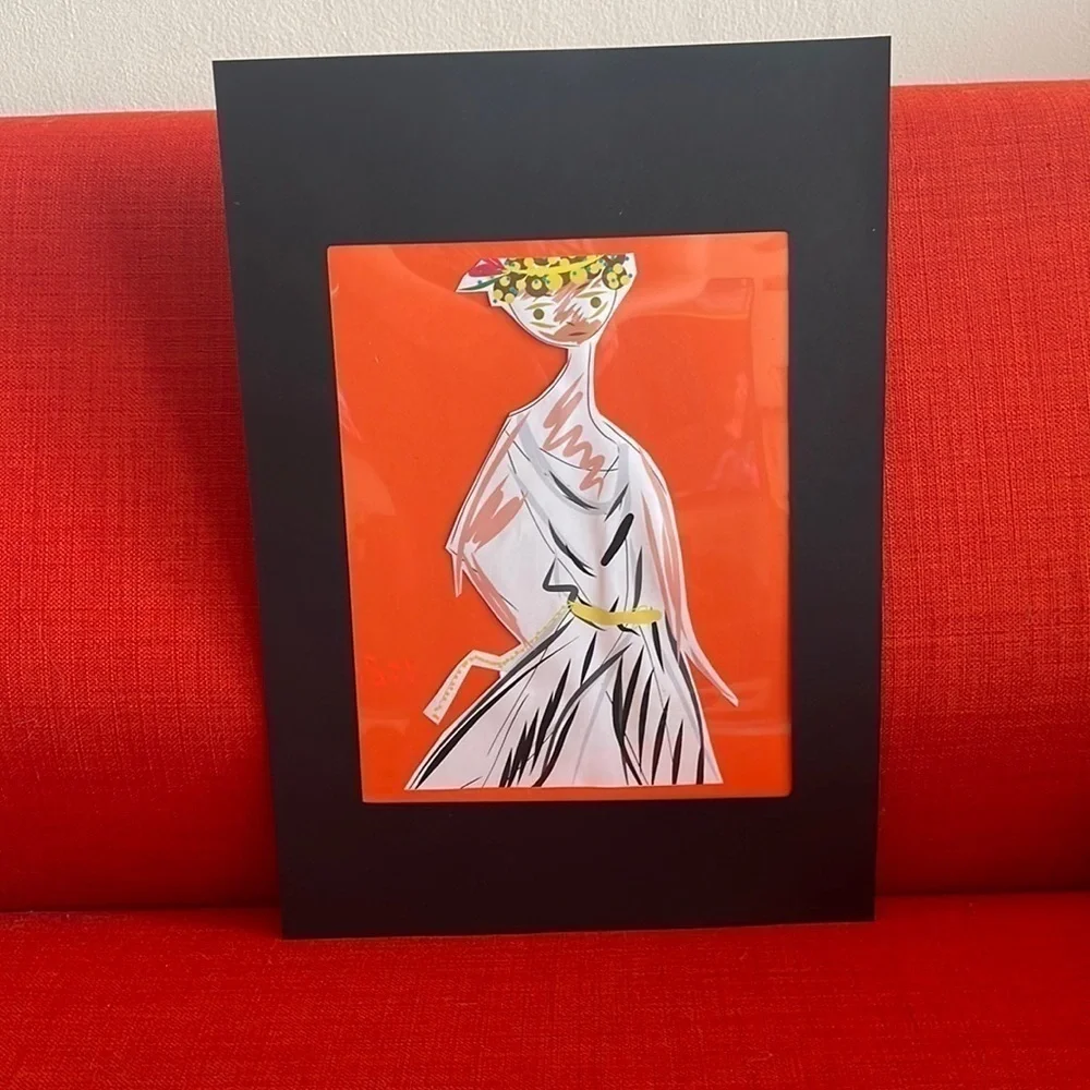 Handmade digital cutout book illustration by me nwt once purchased of my labels